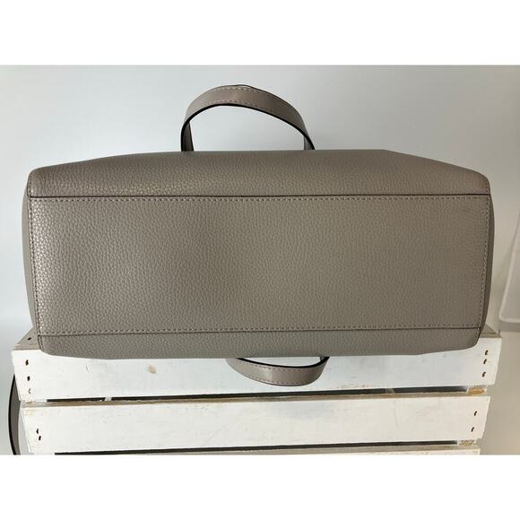 MICHAEL KORS TWO WAY GRAY PEBBLED CROSSBODY TOTE BAG - Picture 5 of 16